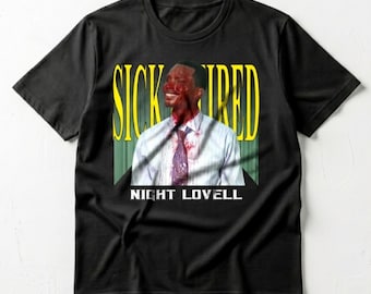 Unisex - Night Lovell Sick & Tired T-shirt, Mörk Rap Bootleg T-shirt, Underground Hiphop Merch, Vintage Rap T-shirt, Night Lovell T-shirt