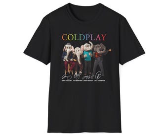 Unisex - Coldplay Elephant Personnel Shirt, Coldplay T-Shirt, Coldplay Tee