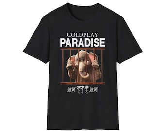 Coldplay Paradise-tröja, Coldplay-t-shirt, Coldplay-tröjor
