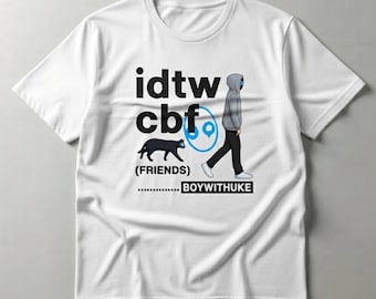Unisex - BoyWithUke idtwcbf-skjorta, BoyWithUke-skjorta, BoyWithUke-t-shirt, vintagebandskjorta, grafisk t-shirt