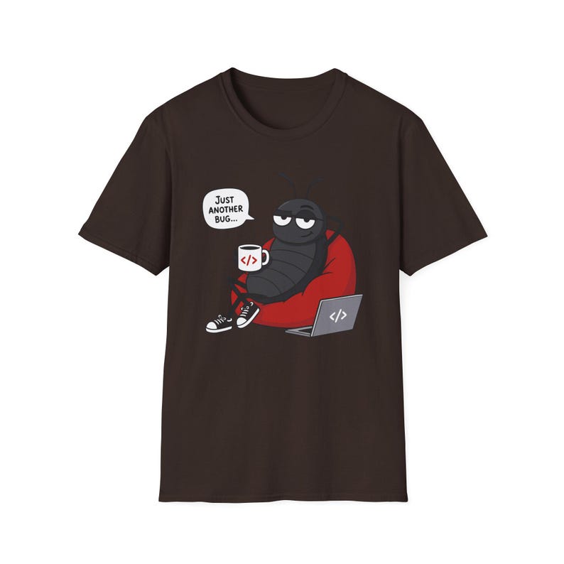 Just Another Bug Shirt, Programmer Humor T-Shirt, Software Engineer Gift, Developer Coding Graphic Tee, Tech Humor Unisex Shirt image 9