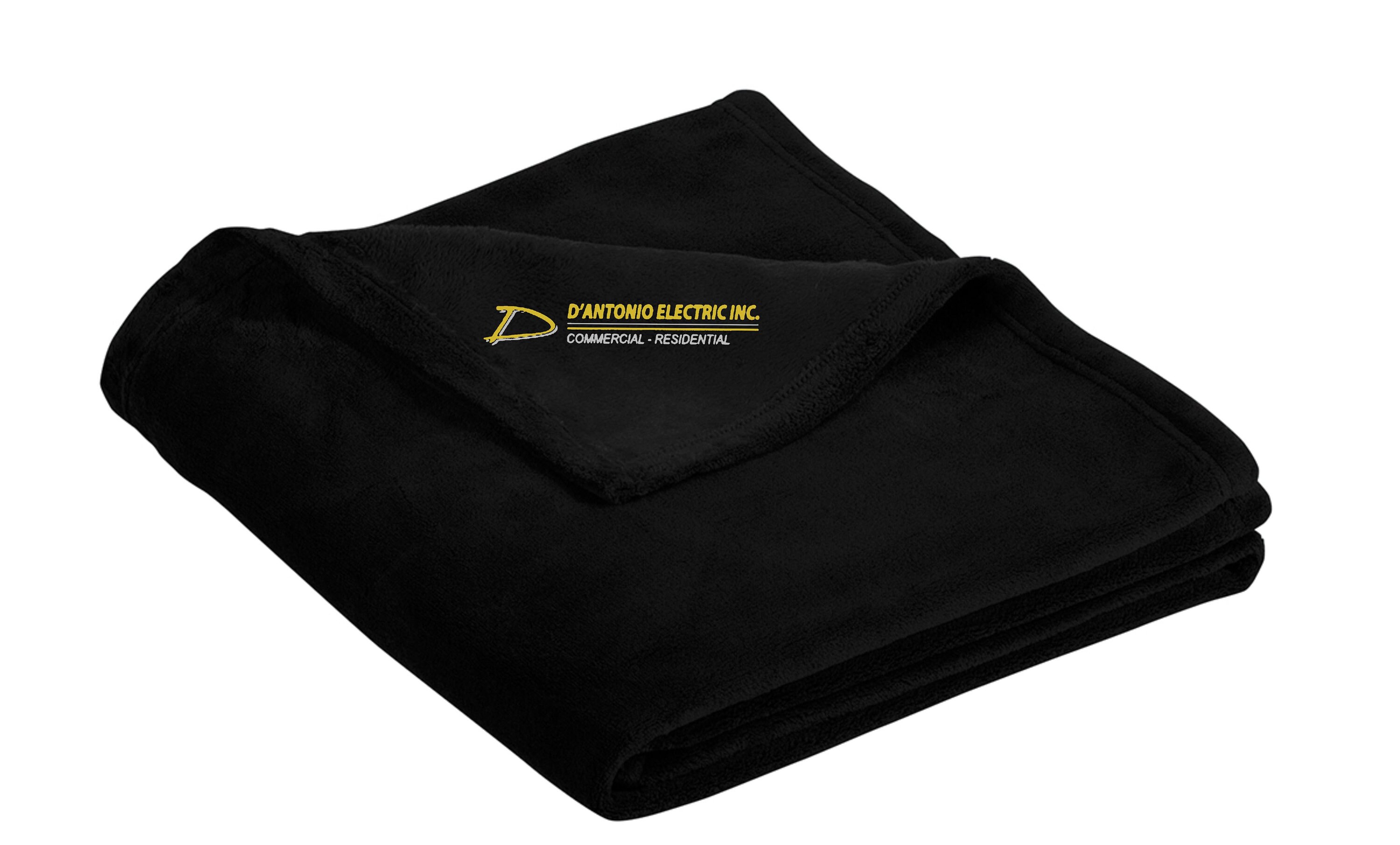 Custom Embroidered Fleece Blankets Logo Blanket Solid Etsy