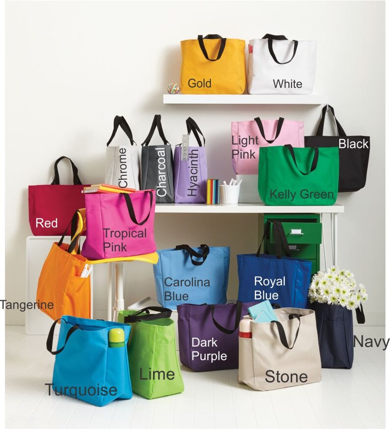 Paris Tote Bag Tote Bag Monogrammed Bag Shopping Bag Monogram Tote Eiffel Tower Tote Embroidery Personalized Tote Eiffel Tower Bag
