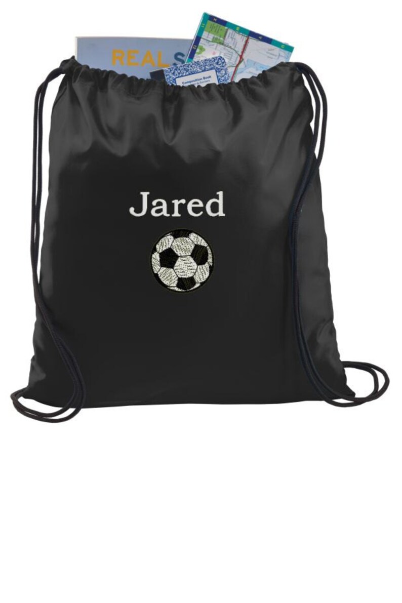 Soccer Bag Soccer Drawstring Backpack Drawstring Bags Cinch Etsy