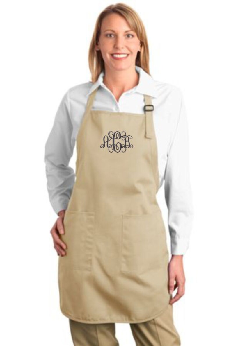 Monogram Apron Aprons for Women Personalized Aprons Etsy