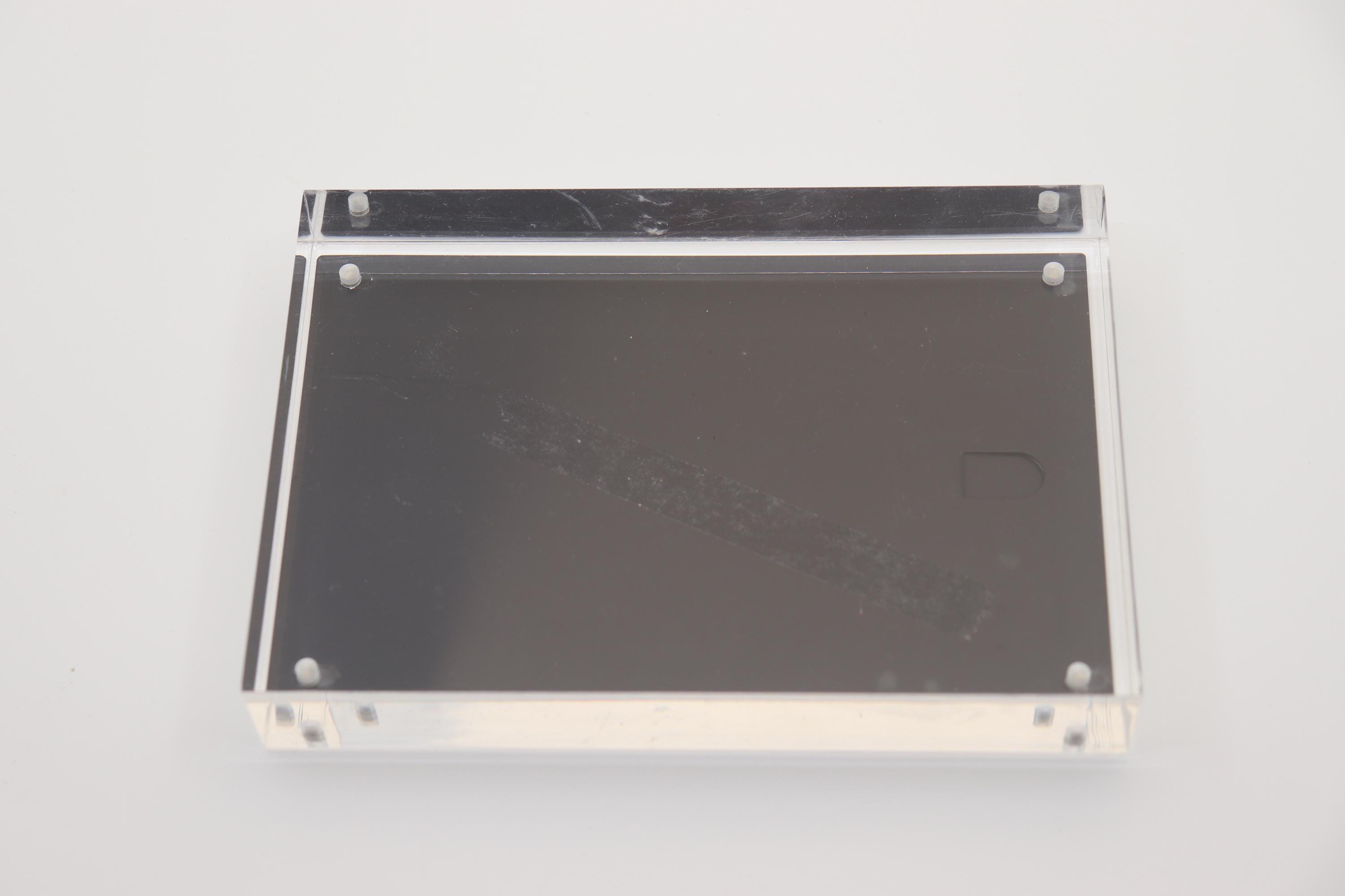 Borderless Picture File 2 Vintage Clear Acrylic Borderless Frames for Picture or Certificate ...