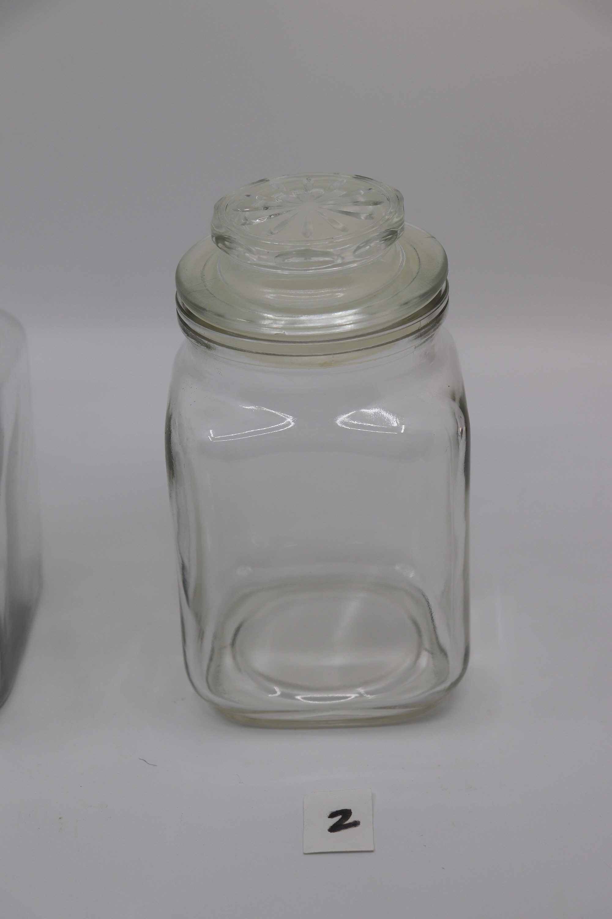 Anchor Hocking Glass Apothecary Jar Canister Set With Ball Lid 4 Piece