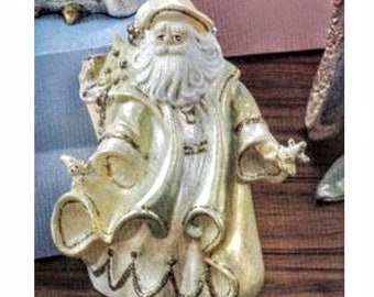 Santa Clause Ready to Paint Ceramic Bisque .