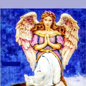 Angels.Ceramic Bisque Angel.Ready to Paint Ceramic Bisque Angel.U-Paint Ceramics and Angels.Olga&#39;s Treasures Shop