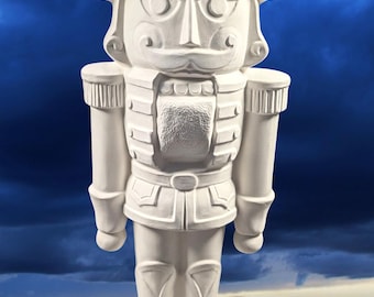 The Nutcracker. Ceramic Bisque Nutcracker. Ceramic Mold Gare Nutcracker Figurine. Unpainted Ceramic Gare Soldiers. Olga's treasures Shop