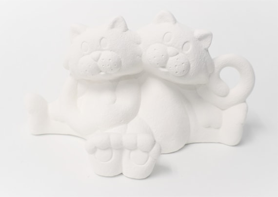 Cats Ceramics Bisque Ready to Paint.Paint Your Own Ceramic Cats.U-Paint Ceramics.Olga's Treasures Shop.Cats