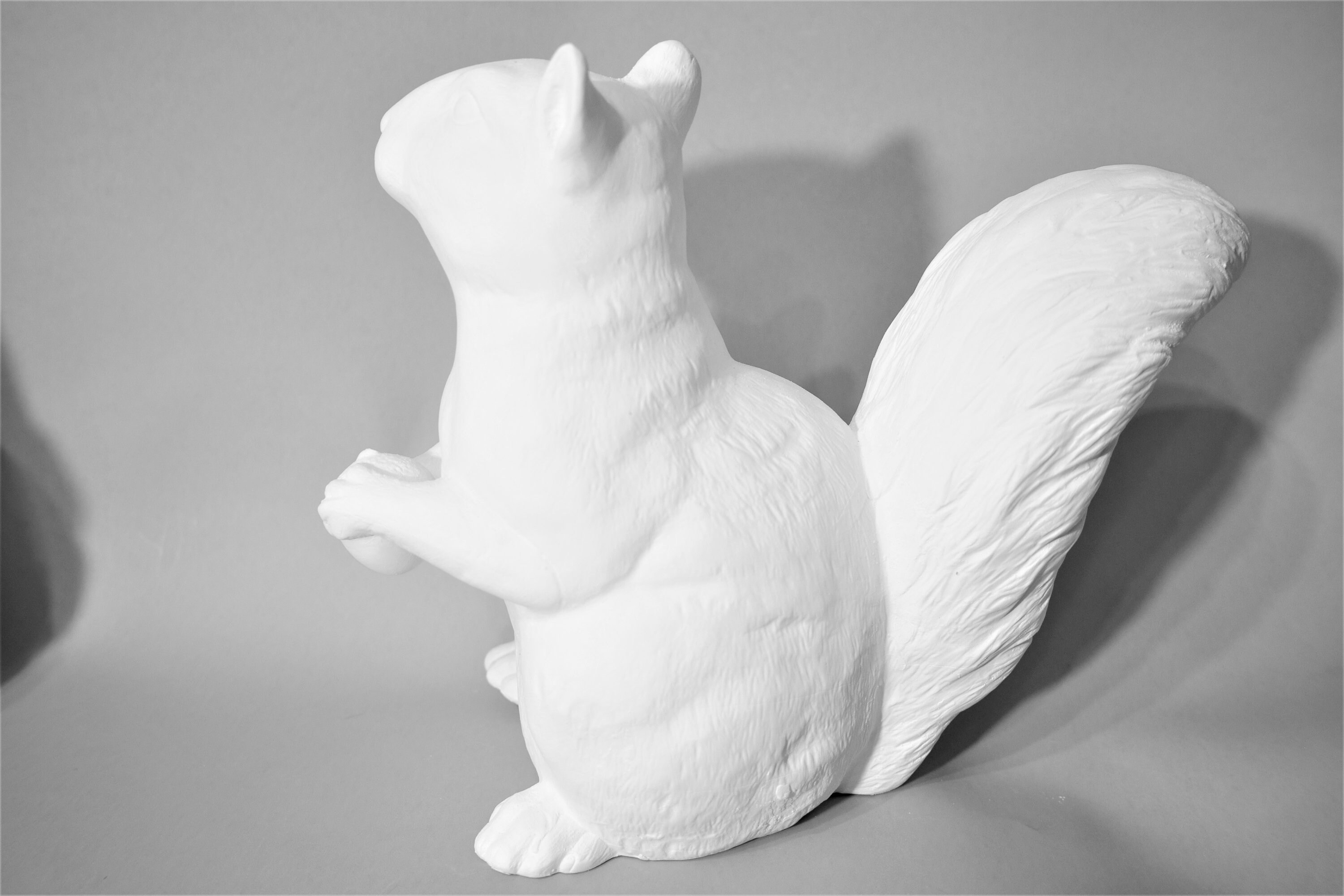 Large Ceramic Bisques Squirrel. Unpainted Ceramic Bisque Etsy