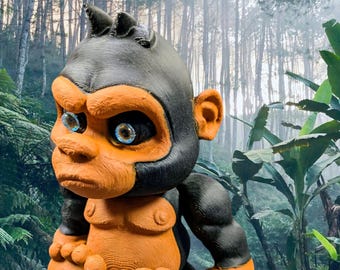 Mad Monky Mkt. プロフ必見 Amazon.com: ORB Funkee Monkee Metallic Golden Squishy Monkey Toy 3