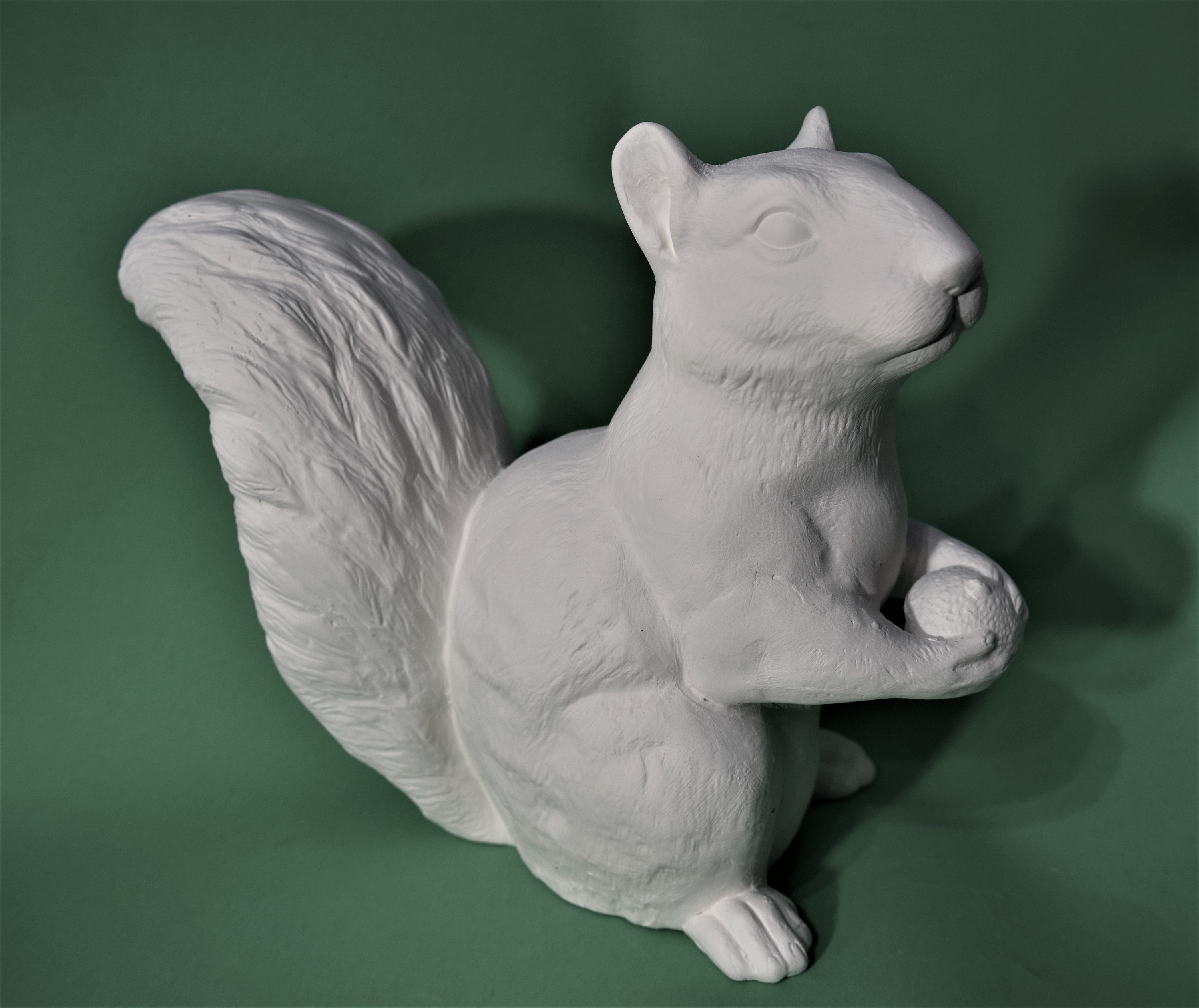 Large Ceramic Bisques Squirrel. Unpainted Ceramic Bisque Etsy
