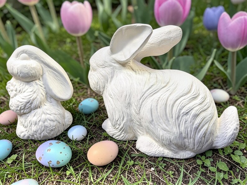 Ready To Paint Easter Bunnies. Olgas Treasures Shop image 4