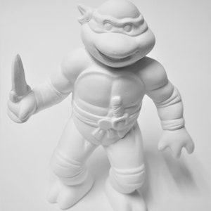 Mutant Ninja Turtle Bisque.Ninja Turtle Paint-Your-Own. DIY Ceramic Bisque.Ceramic Ready-to-Paint.Olga&#39;s Treasures Shop