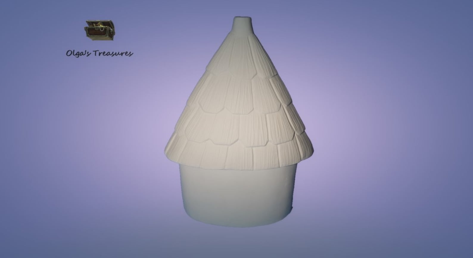 Nichoir En Céramique Blanche 10 Cm - Prêt à Peindre (fait Main, USA)