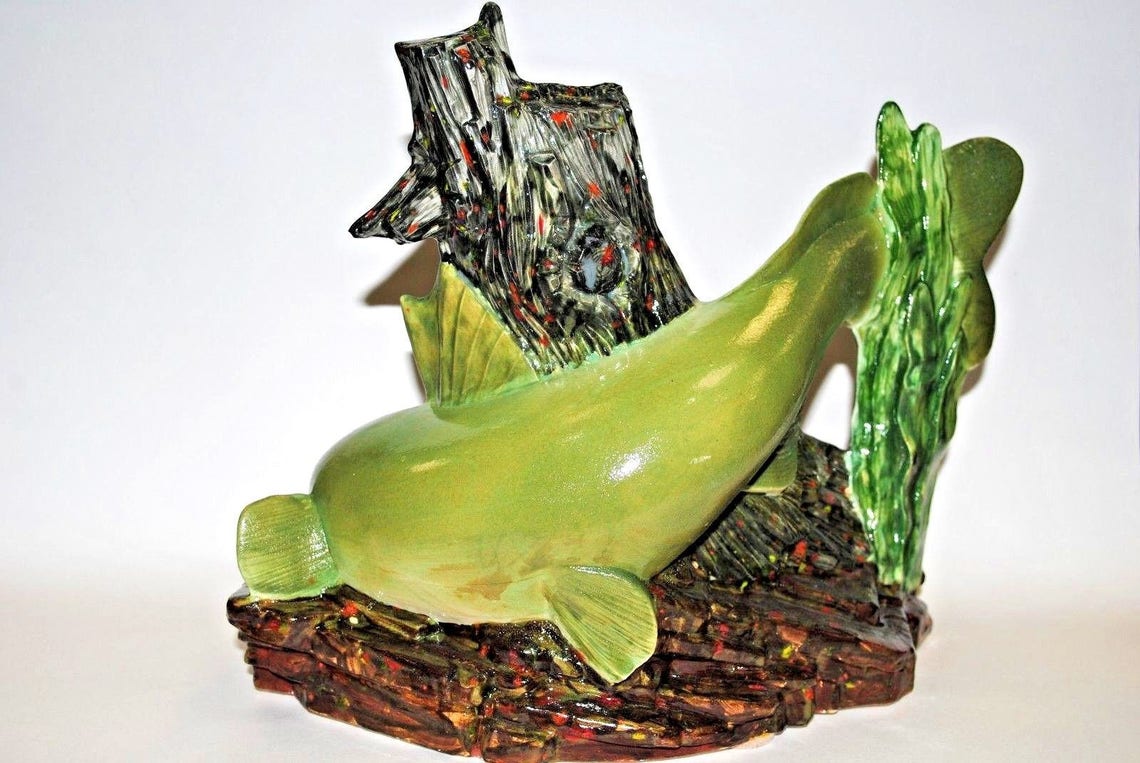Ceramic Catfish.Catfish. Catfish Ceramic.Handmade Ceramic Etsy