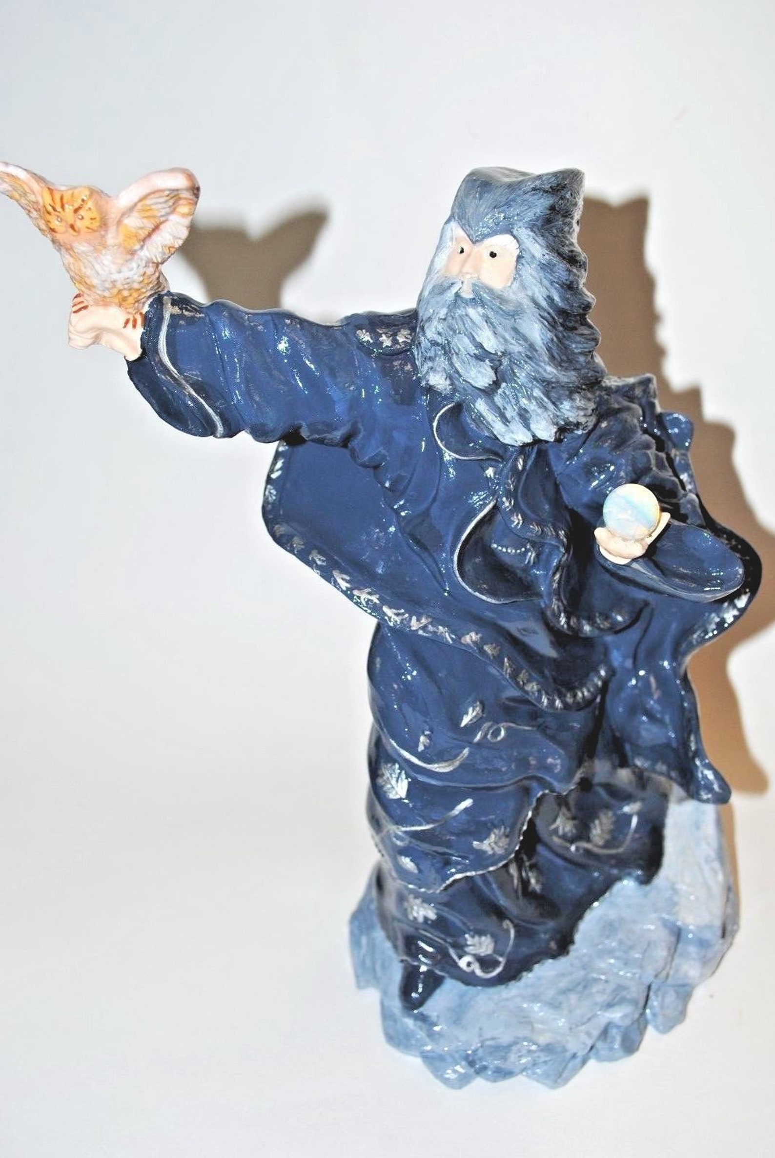 Winter Wizard.ceramic Wizard. Ceramic Wizard Statue.handmade Etsy