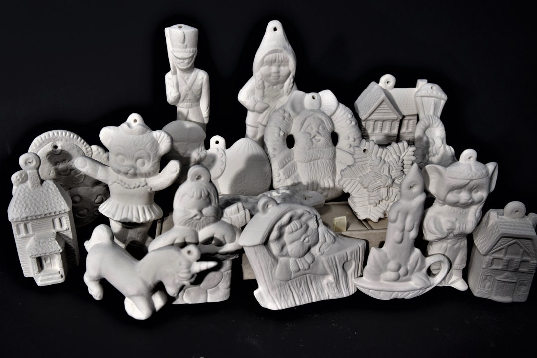 Biscuit Céramique à Peindre - Petit Elfe Décoratif De 5 Cm, Brut, Neuf, Prêt à Customiser