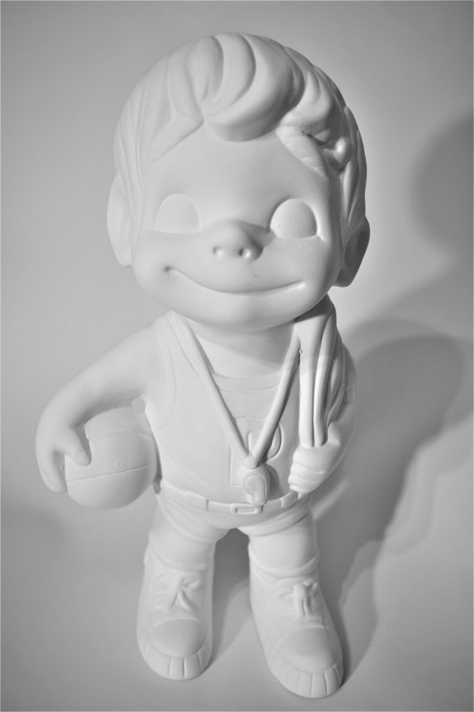 Ceramic Smiley Figurine. U-painted Ceramic Atlantic Basketball - Etsy