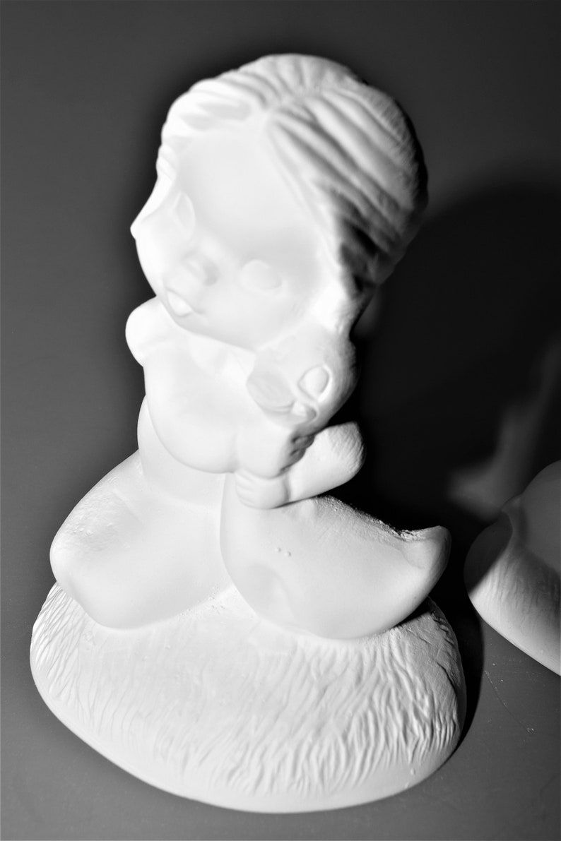 Ceramic Boy and Girl Figurines.readytopaint Unpainted Etsy