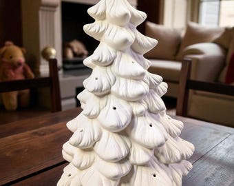 Christmas Tree 9.5 Height Ready to Paint. U-Paint Ceramic Christmas Tree. Christmas Tree Olga's Treasures Shop