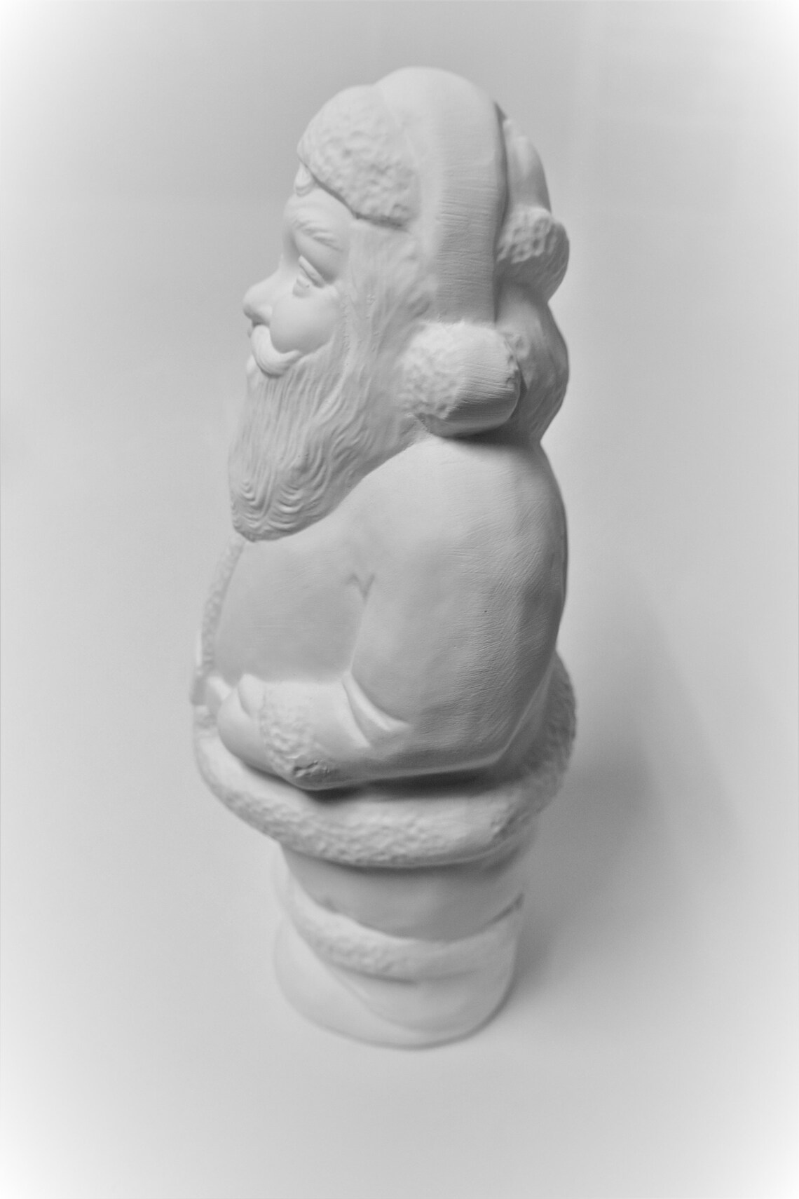 Large Santa Claus Ready to Paint.unpainted Ceramic Santa Claus Etsy