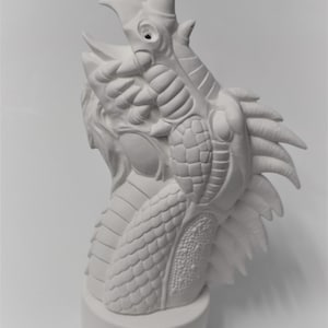Dragon Smoker.Incense Cone Smoker Ready to Paint.U-Paint Incense Burner.Olga&#39;s Treasures Shop.Realistic Ceramic Bisque