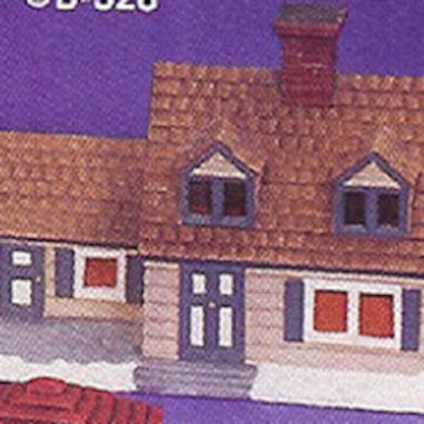 Unpainted Ceramic Village Etsy