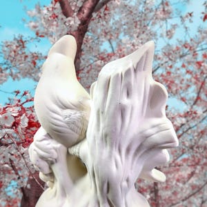 Bird. Ready-To-Paint Ceramic Bisque Cardinal Bird. Unpainted Cardinal Bird. Olga's Treasures Shop image 3
