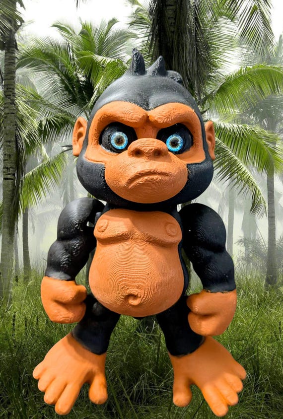 Mad Monky Mkt. プロフ必見 Amazon.com: ORB Funkee Monkee Metallic Golden Squishy Monkey Toy 3