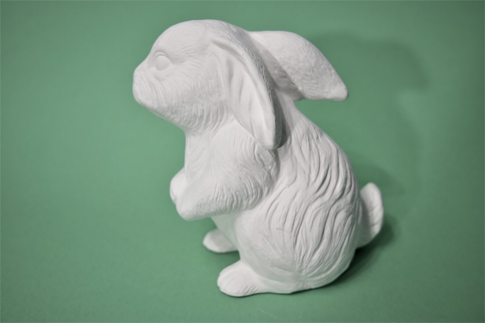 Scioto Ceramic Mold Realistic Bunny.unpainted Ceramic Bunny.easter