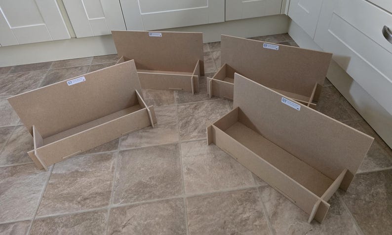 Display boxes with SOLID bases A3, A4, A5 & A6 sizes - ideal for craft fair displays of cards, prints, photographs, etc. FLAT PACKING image 11