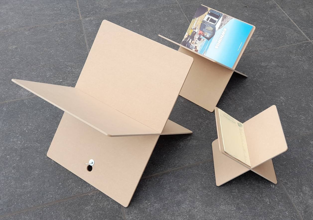 Print Display Stands A3 A4 or A5 Flat Packing Ideal for Etsy UK