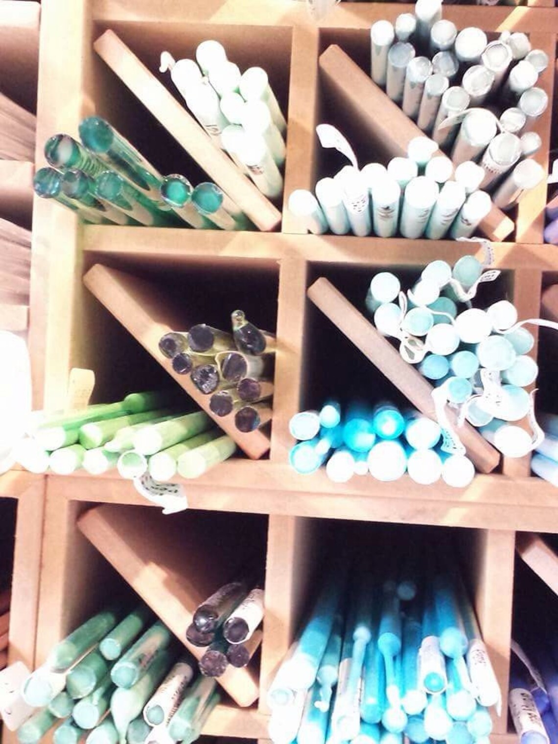 Glass rod storage box dividers Helps you to organise your Etsy