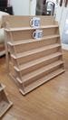 Display Stand - Flat packing - designed for Mug sized items. Very strong and stable.  Ideal for craft fairs & markets. 