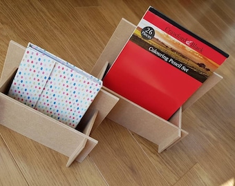 Display boxes WITHOUT bases - ideal for craft fair displays of cards, prints, photographs, etc. FLAT PACKING