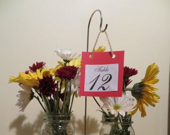 DIY - Aluminum Hooks for Hanging Centerpieces