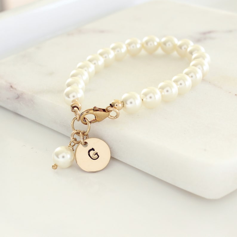 Flower Girl Thank You Gift Flower Girl Bracelet Etsy