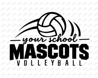 Custom Volleyball SVG, Custom Volleyball PNG, Personalized SVG, Custom Cricut File, Lady Volleyball Team, Custom Design