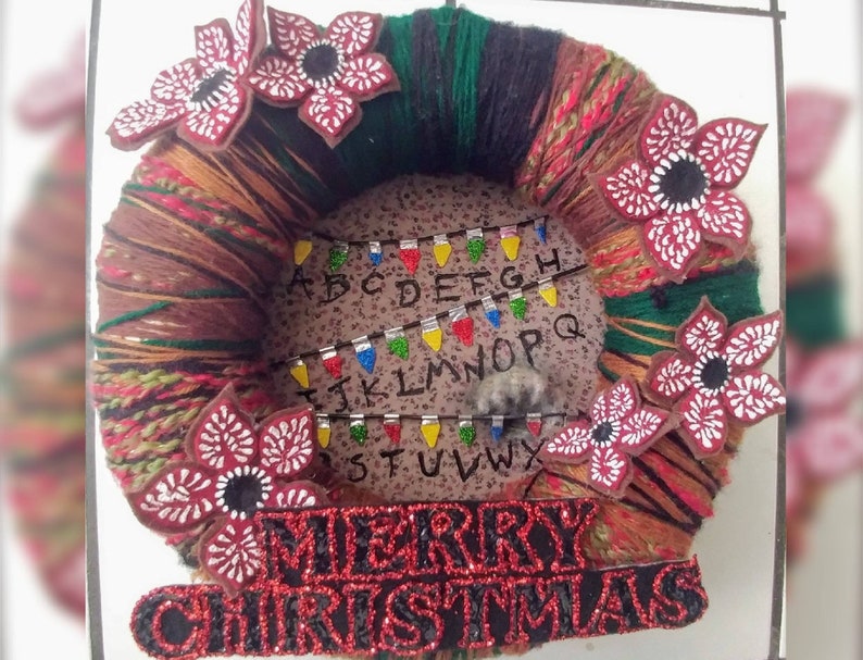 Stranger Things Christmas Wreath