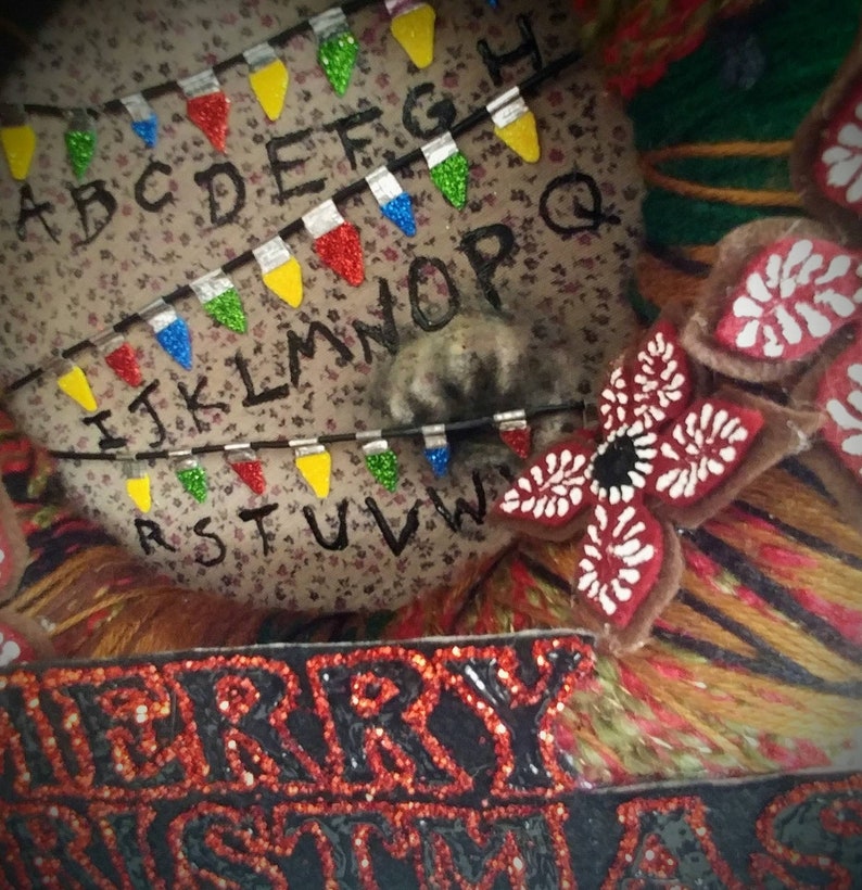 Stranger Things Christmas Wreath