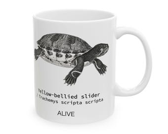 Yellow-Bellied Slider / Trachemys scripta scripta Female | Turtle Art Ceramic Mug