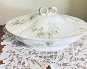Antique Vegetable Dish and Cover