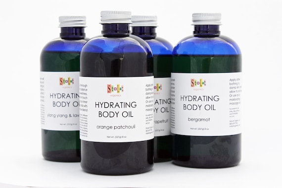 Organic Body Oil - Orange/Patchouli, Ylang Ylang /Lavender, Bergamot, Pink Grapefruit