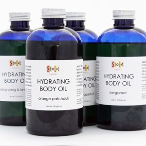 Organic Body Oil - Orange/Patchouli, Ylang Ylang /Lavender, Bergamot, Pink Grapefruit image 2