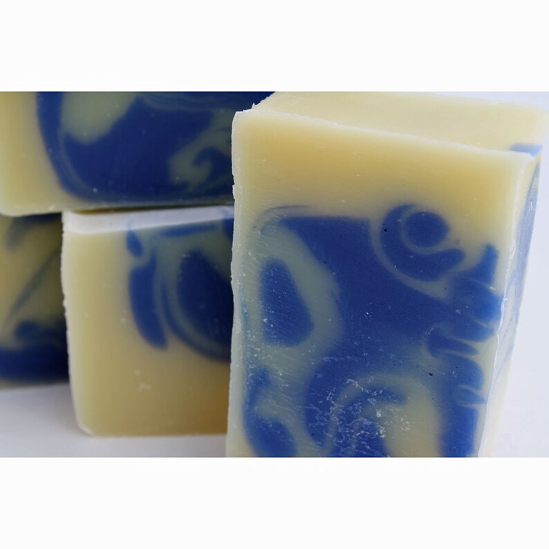 Vegan, Palm free, Organic Soap Tea Tree and Eucalyptus Essential Oil / Face and Body Cleanser Vegan, Palm Free, Cruelty Free image 2