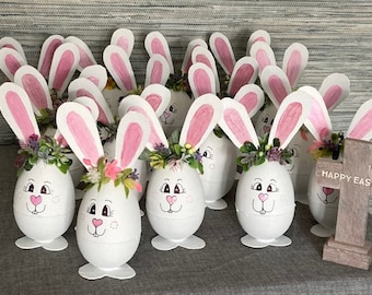 Egg Bunny Set de 2 conejitos Bunny Egg Bunny Easter Bunny Happy Bunny Love Bunny Egg Rabbit