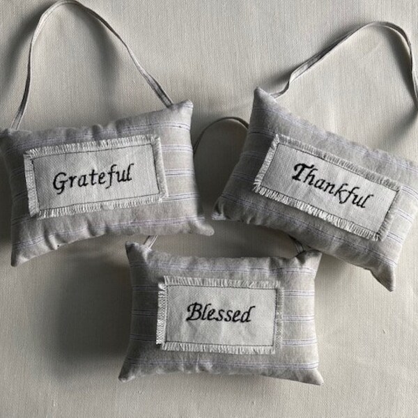 Grateful Pillow Etsy